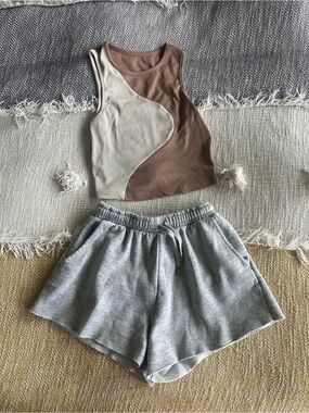 WeWoreWhat Heather Gray Athletic Lounge Shorts